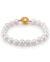 8-9mm White South Sea Pearl Bracelet - AAAA Quality - Model Image