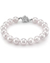 8.5-9.0mm Akoya White Pearl Bracelet- Choose Your Quality