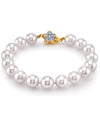 8.5-9.0mm Akoya White Pearl Bracelet- Choose Your Quality - Third Image