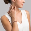 8.5-9.5mm Pink Freshwater Pearl Bracelet - AAA Quality - Model Image