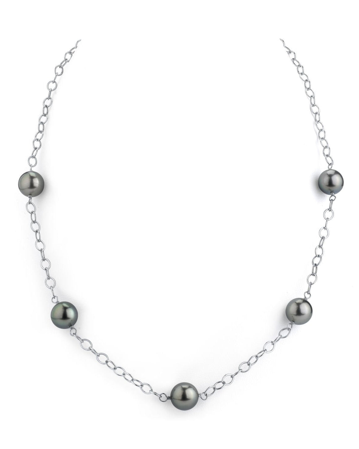 Round Tahitian Pearl Necklaces