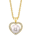 Akoya Pearl & Diamond Amour Pendant - Third Image
