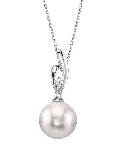 Akoya Pearl & Diamond Camila Pendant