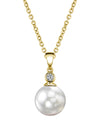 South Sea Pearl & Diamond Michelle Pendant - Third Image