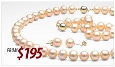 Pink Pearl Jewelry Sets