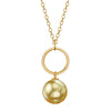 Golden Pearl Deena Pendant
