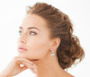 Japanese Akoya Pearl Classic Elegance Earrings - Model Image