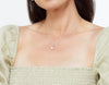 Akoya Pearl & Diamond Suzanna Pendant - Model Image