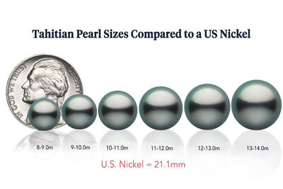 8-10mm Silver Tahitian South Sea Pearl Necklace - AAAA Quality