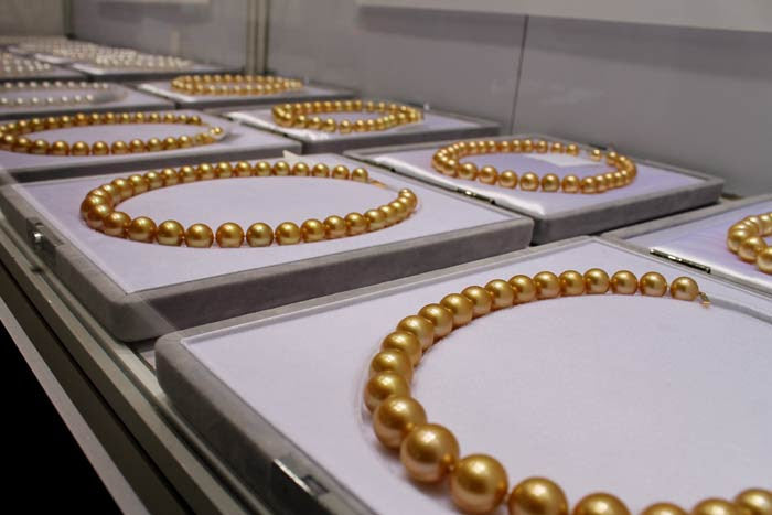Golden South Sea Pearl Necklaces